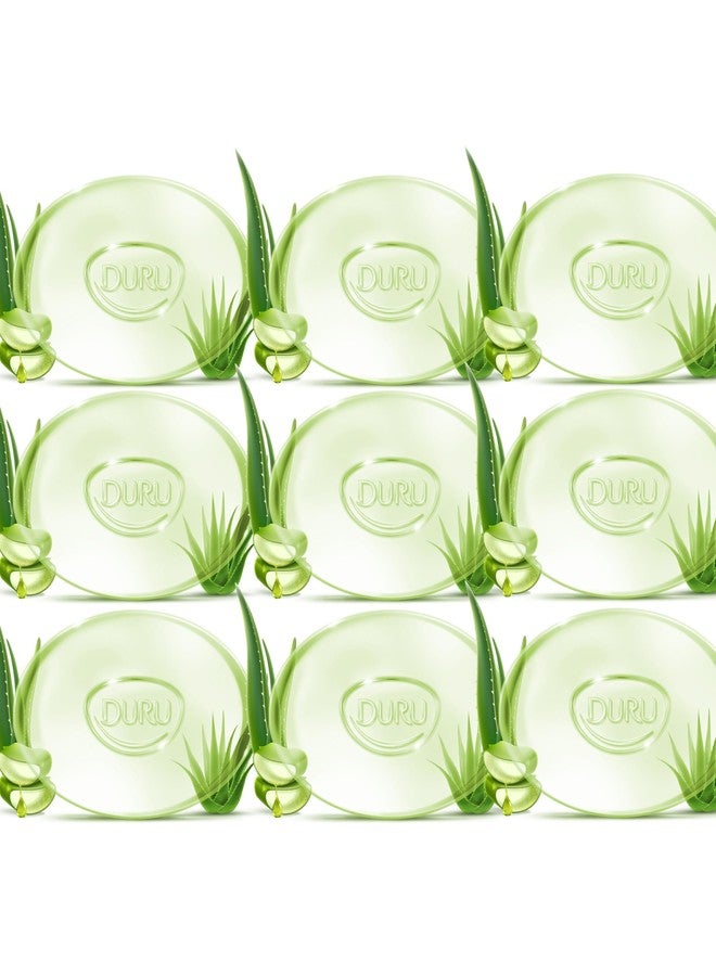 Duru Aloe Vera Glycerin Bar Soap - Vegan Transparent Cleansing Bar Moisturizing Sensitive Skin Wash for Women and Men Plant Based - 9 Pack - Image 2
